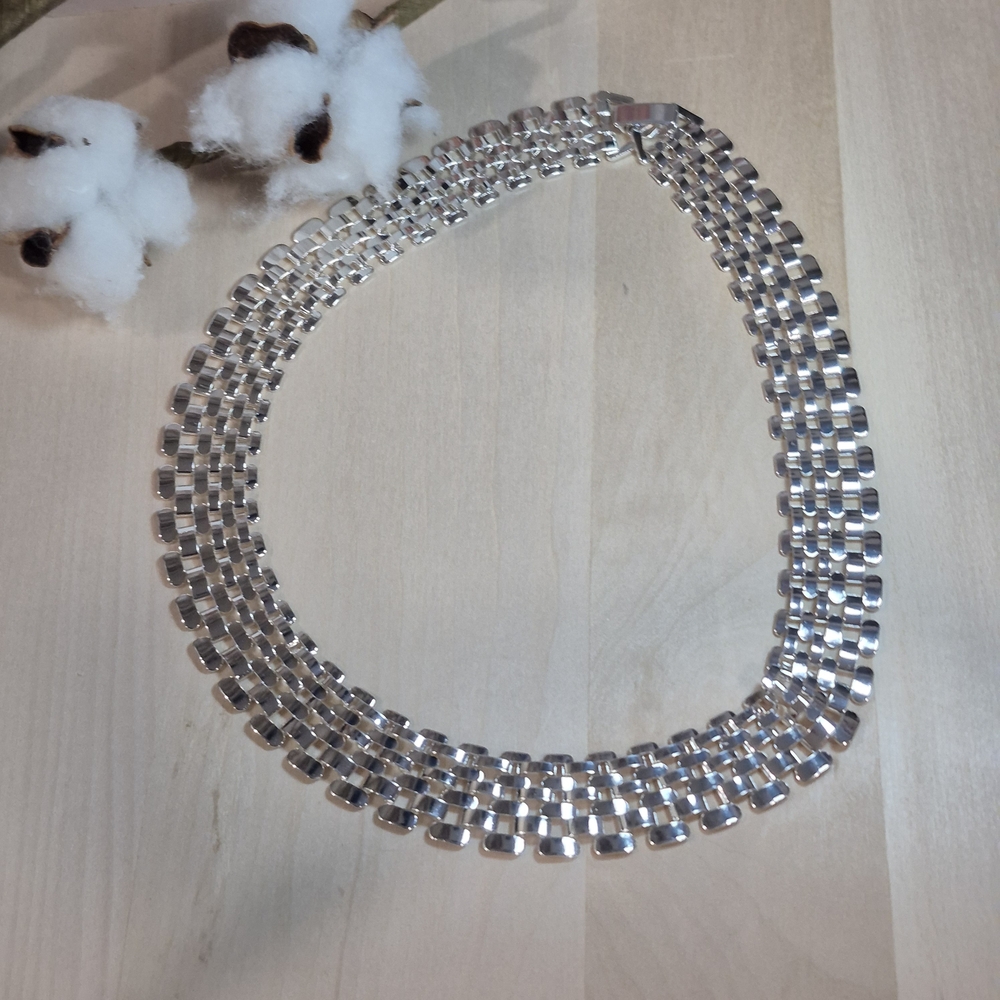 🩶🩶NEW🩶🩶 PRETTY!! Iron Cuban Chunky Thick Chain Necklace - Picture 5 of 14